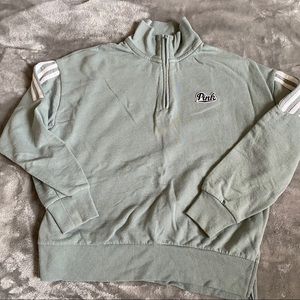 VS Pink Half-Zip Sweatshirt